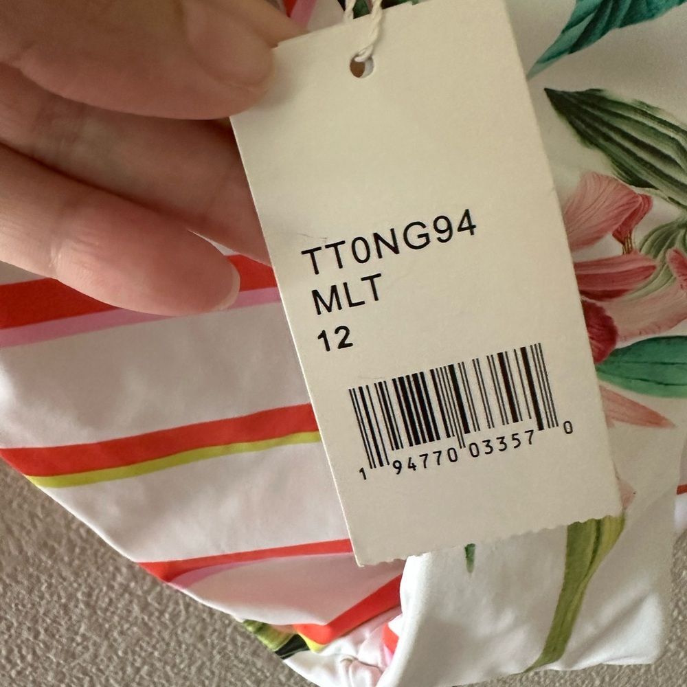 NWT Trina Turk Costa De Prata Side Tie Hipster Reversible Bikini Swim Bottom 12 - Picture 5 of 9